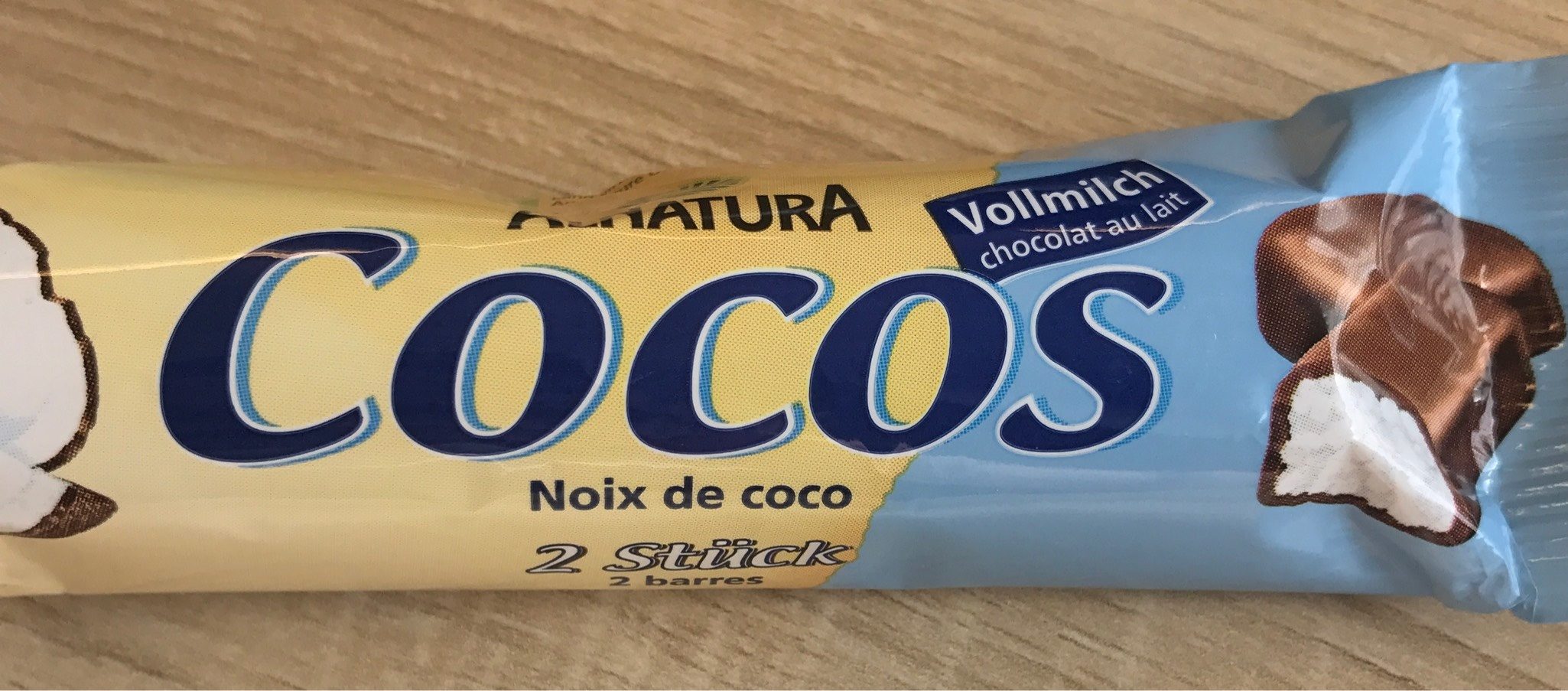 Gefüllte Vollmilchschokolade, Mit Kokosfü... - Informació nutricional - fr