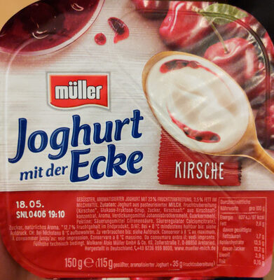 Joghurt mit der Ecke Kirsche - Produit - de