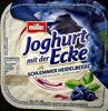 Joghurt mit der Ecke Heidelbeere - Produkt