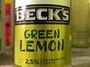Beck's Green Lemon - Produit