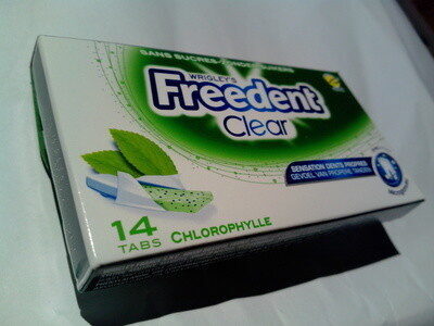 Freedent Clear Tabs Chlorophylle - Product - fr