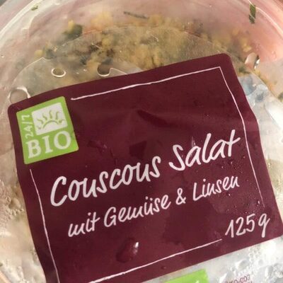 Couscous-Salat mit Gemüse und Linsen - Product
