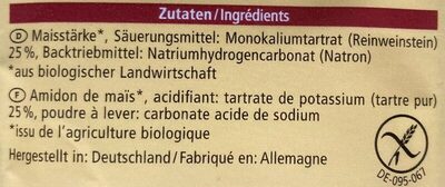 Reinweinstein Backpulver - Ingredienti - de