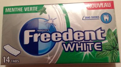 Freedent White Menthe Verte - Product - fr