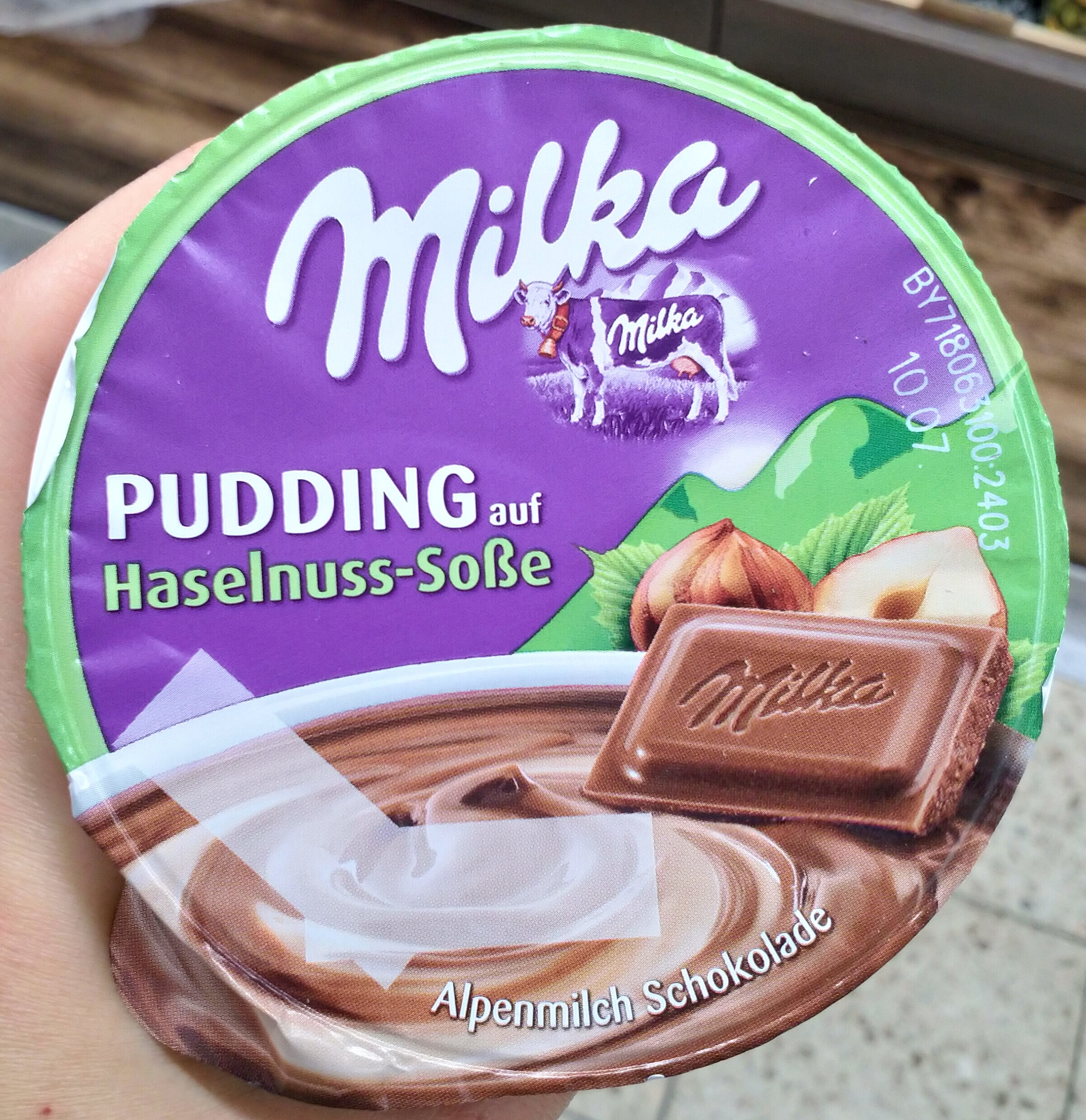 Milka Pudding & Haselnuss Soße - Product - de