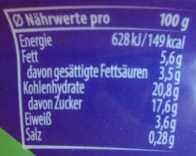 Milka Pudding & Haselnuss Soße - Nutrition facts - de
