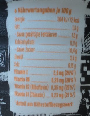 Mullermilch Bautura lactata cu gust de caramel-fursec-ciocolata - Nutrition facts - ro