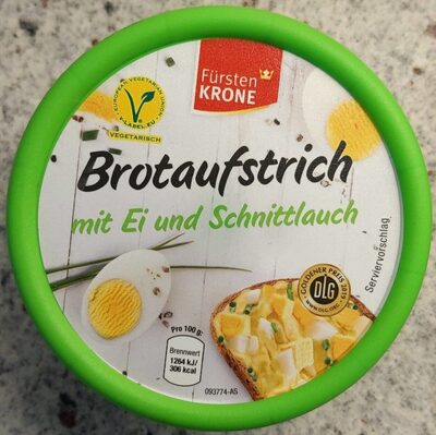 Brotaufstrich mit Ei und Schnittlauch - Producto - de