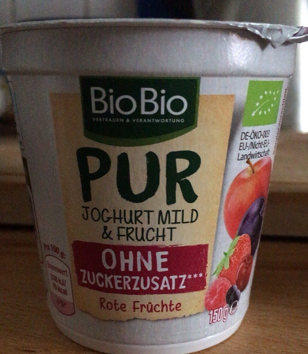 Pur Joghurt Mild & Frucht - Rote Früchte - Product - de