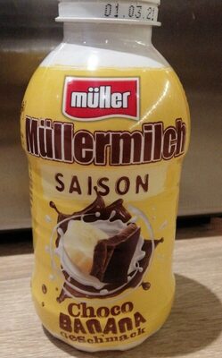 Müllermilch Saison choco Banane - Produkt