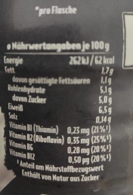 Milchmischzeugnis mit Kokosnuss-Schokoladengeschmack, wärmebehandelt. 1.5 %Fett im Milchnateil, mit Süßungsmitteln. - Voedingswaarden - de