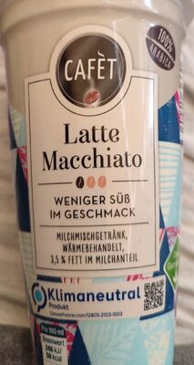 Latte Macchiato  weniger süß - Product - xx