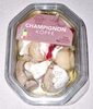 Champignon-Köpfe gefüllt mit Frischkäse - Produkt