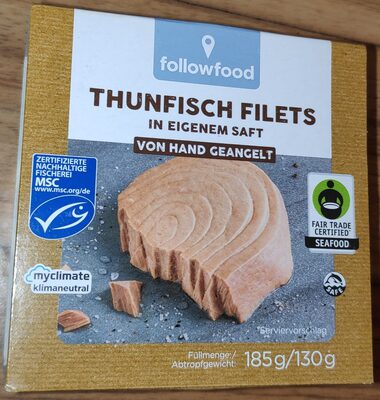Thunfisch Filets, in eigenem Saft, von Hand geangelt - Produkt
