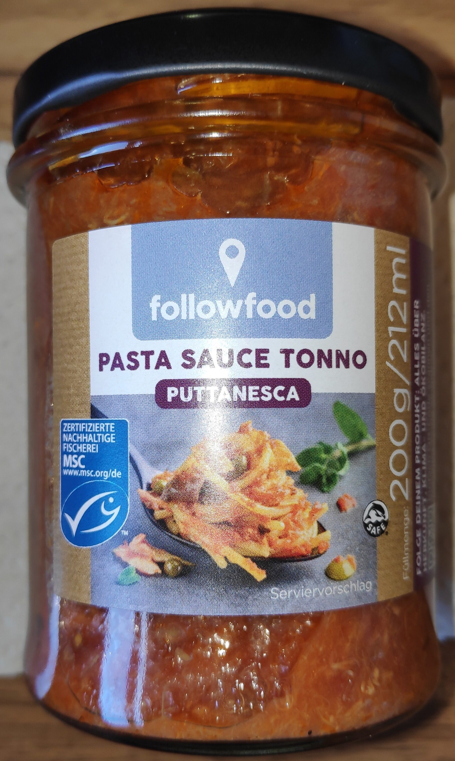 Pasta Sauce Tonno Puttanesca (Tomatensauce mit Thunfisch) - Produkt