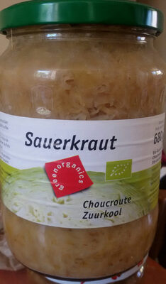 Green Bio Sauerkraut Im Glas (680 G) - Produit