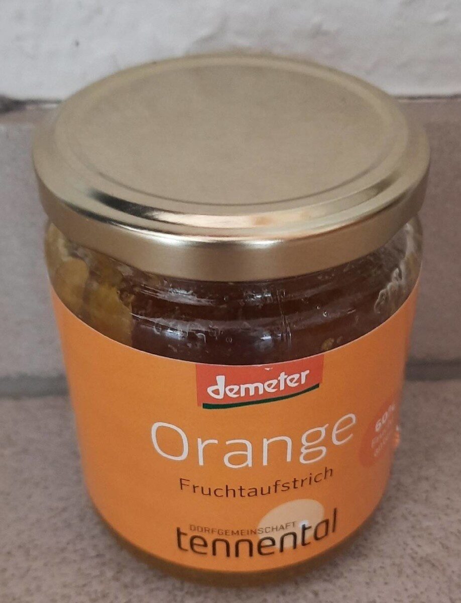 Orange Fruchtaufstrich - Produkt