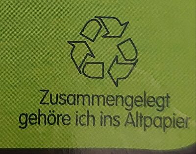 1/2 Gemüsestäbchen - Recycling instructions and/or packaging information