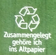Gartenerbsen - Recycling instructions and/or packaging information - de