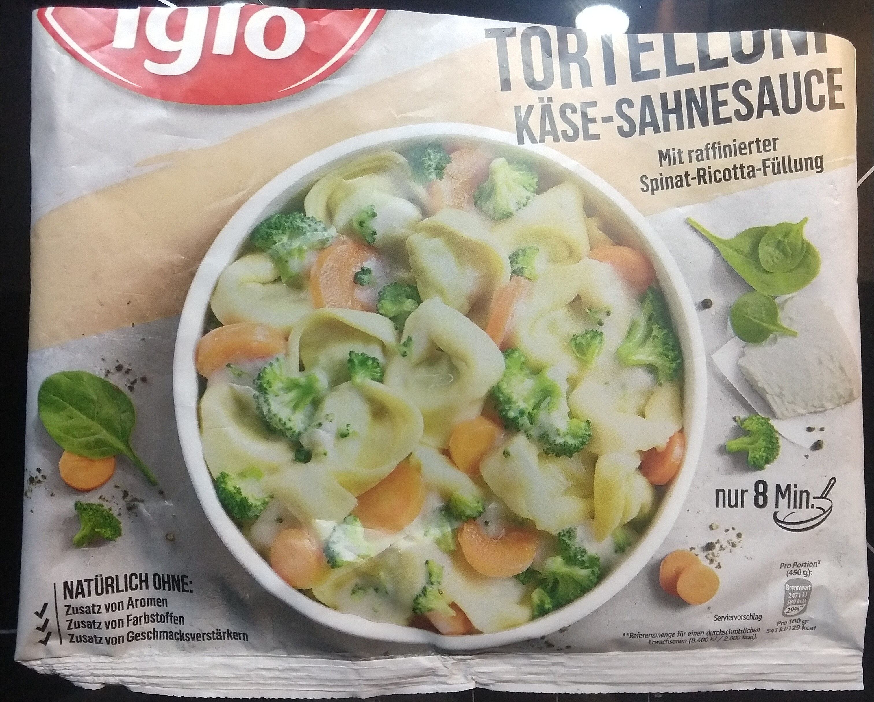 Tortellini Käse Sahnesauce - Product - de