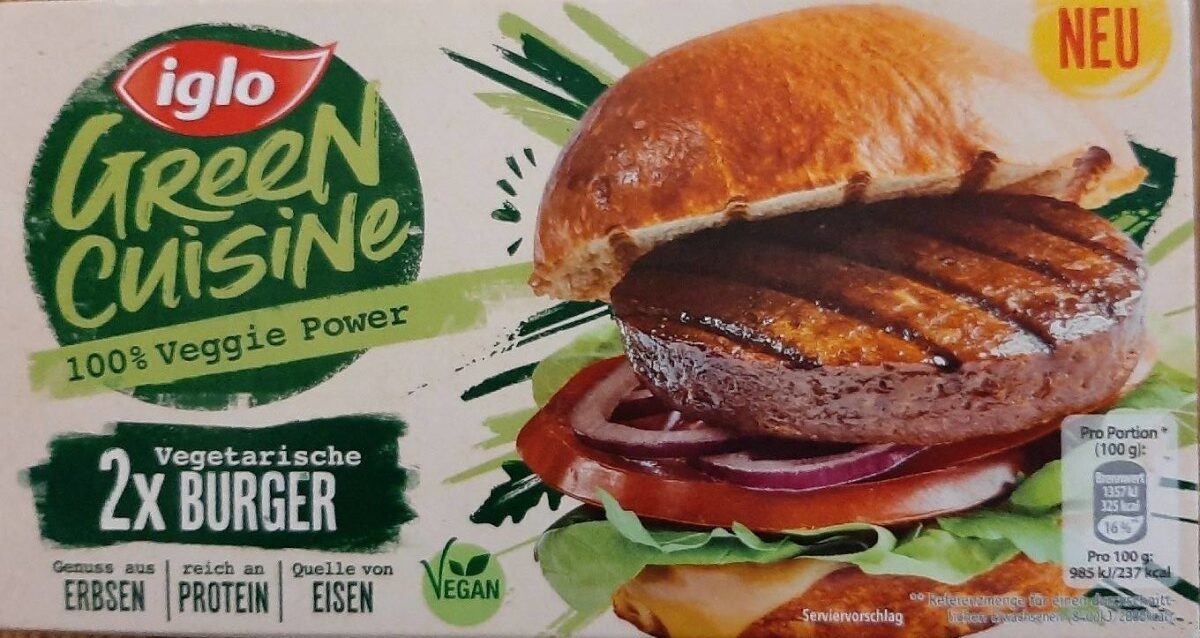 Green Cuisine Vegetarische Burger - Producto - de