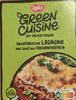 Green Cuisine 100% Veggie Power vegetarische Lasagne - Produkt