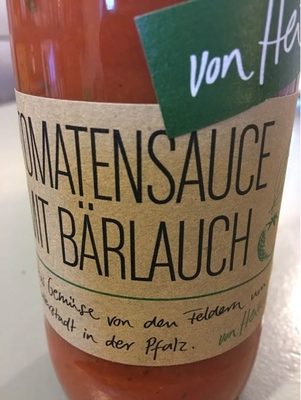 Tomatensauce mit Bärlauch - Product - fr