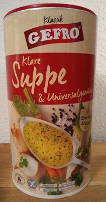 GEFRO Suppe - Gemüsebrühe & universelle Würze - Produkt