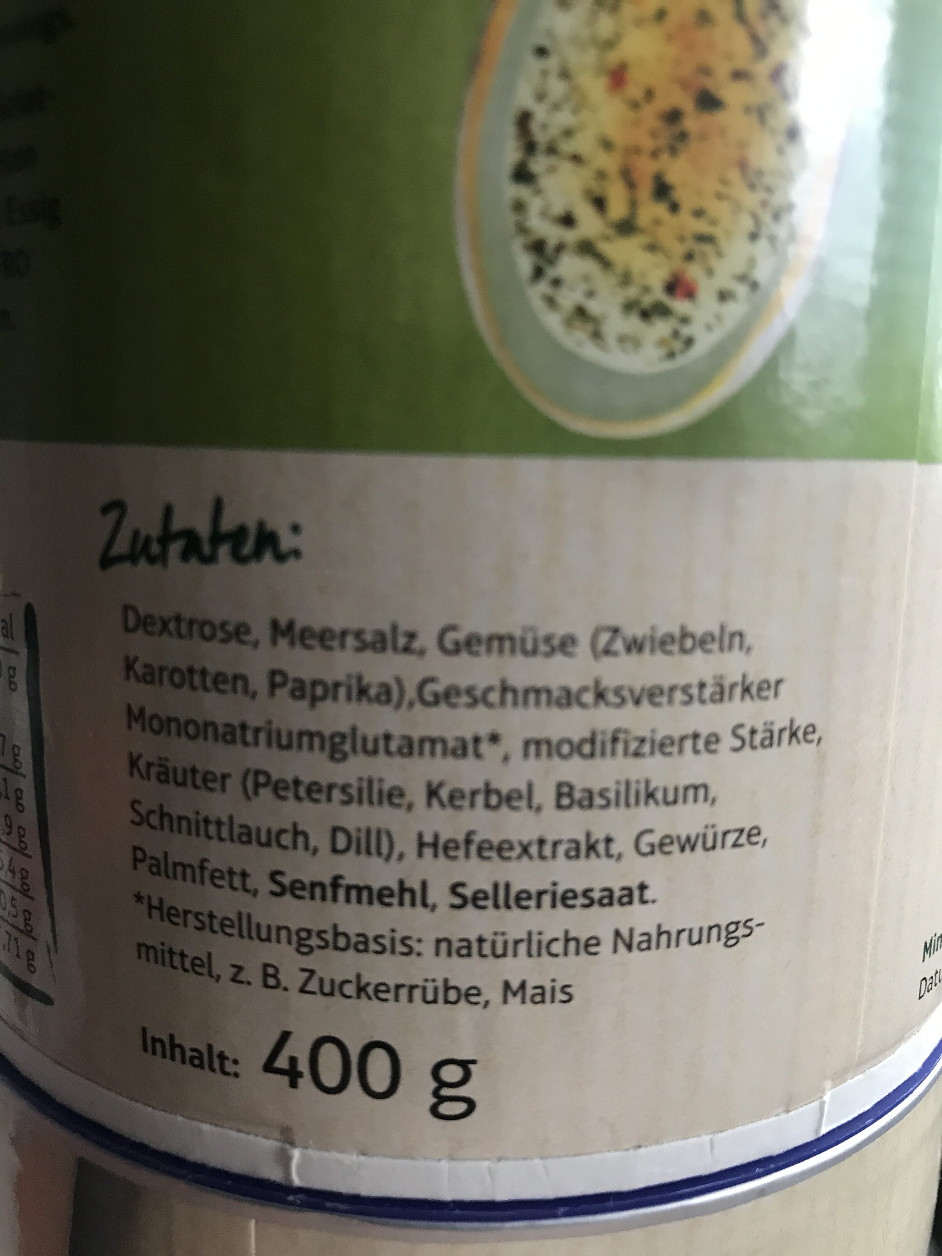 Gefro Salatwürze - Ingredients