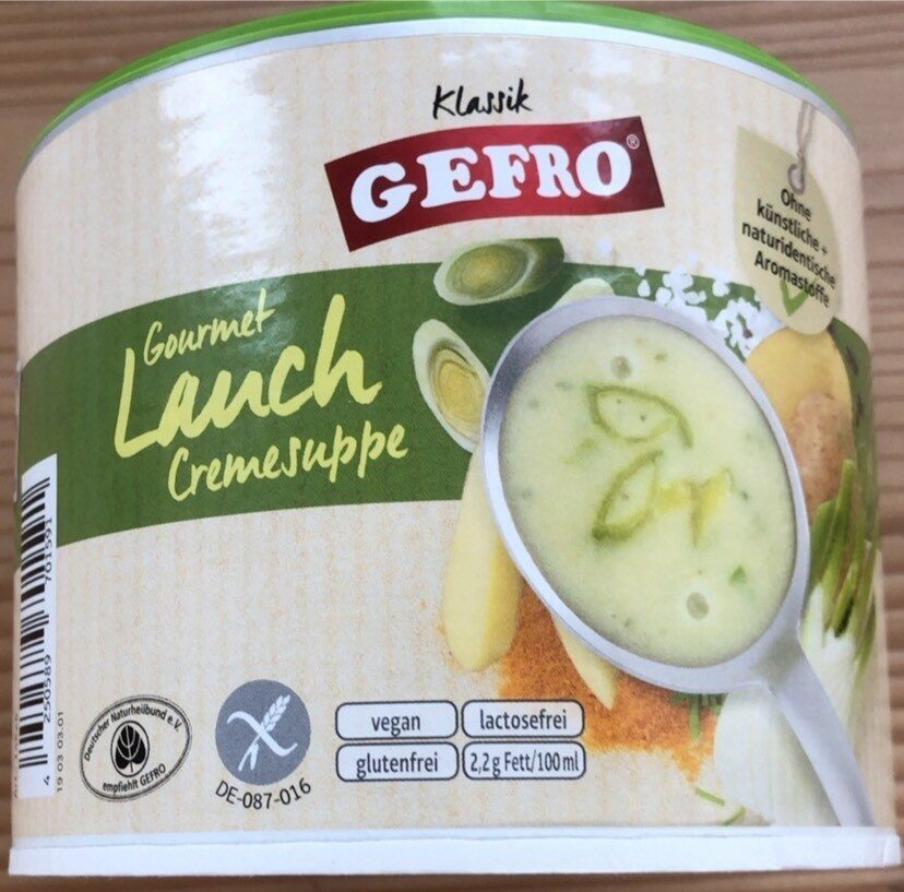 Lauch Cremesuppe - Produkt