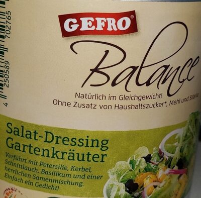 Salat dressing Garten kräuter - Produkt