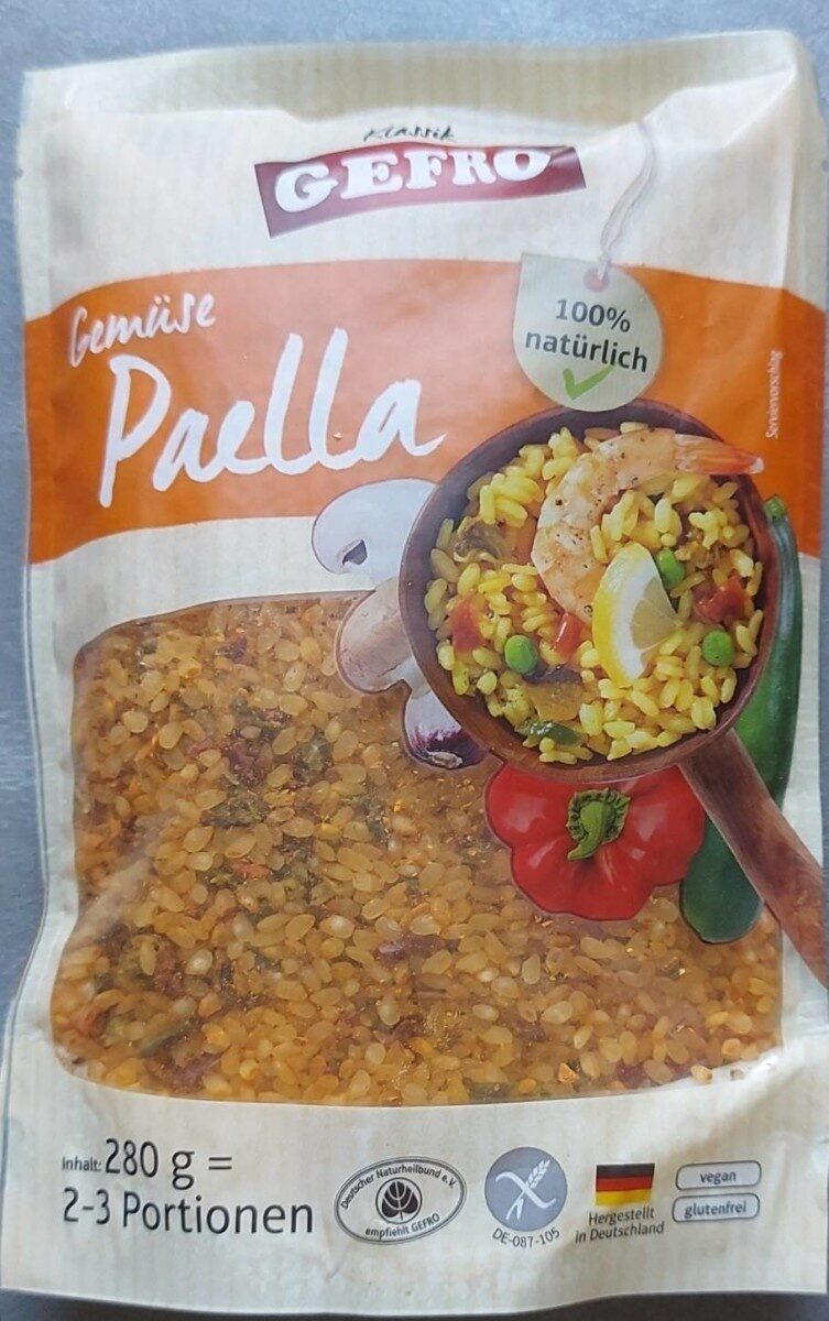 Gemüse Paella - Produkt