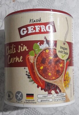 Gefro Chili sin carne - Produkt - en