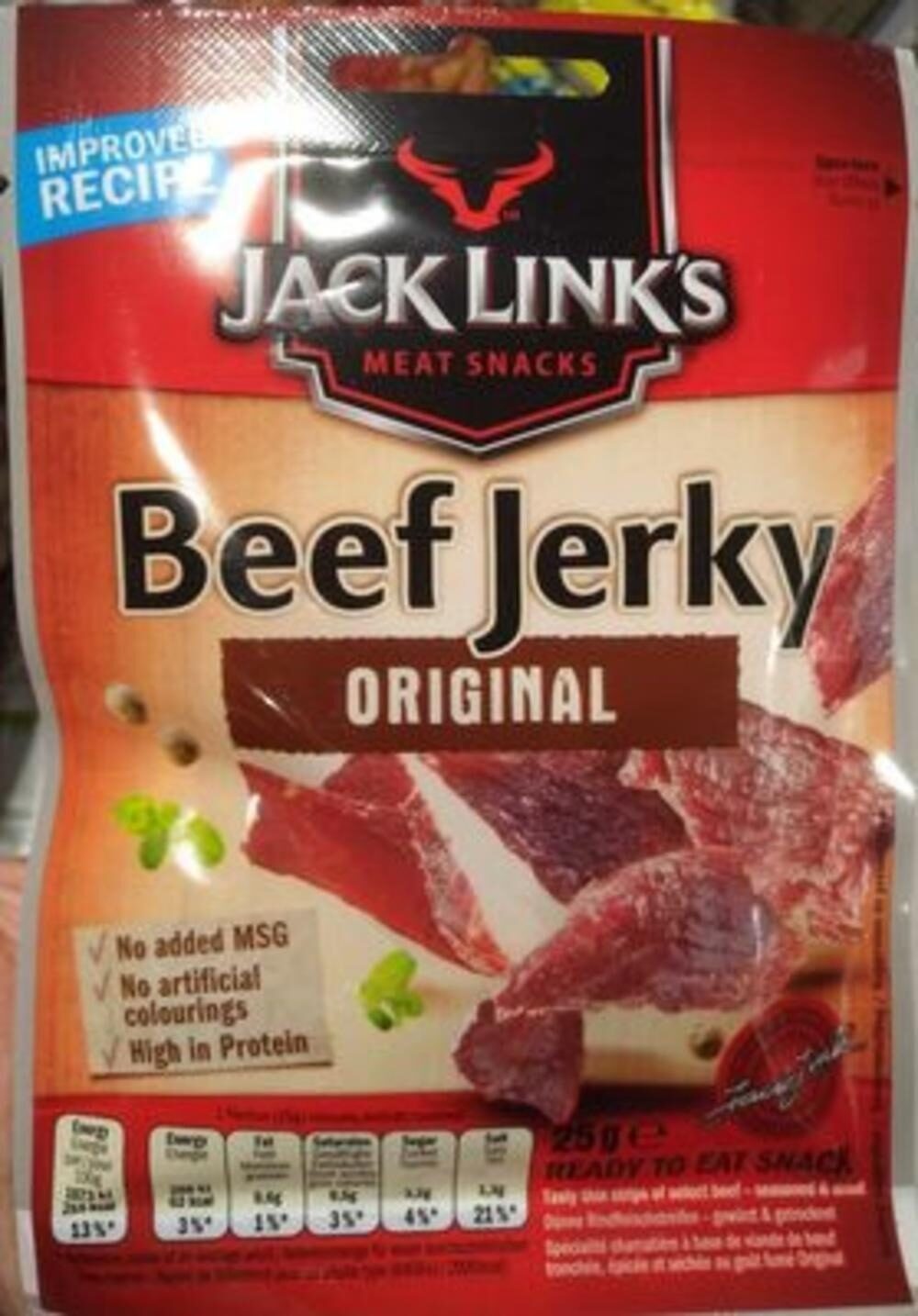 Jack Link's Beef Jerky Original - Prodotto - en