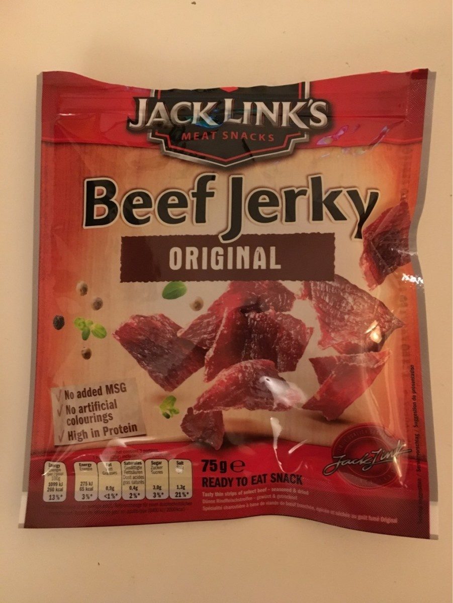Jack Link's Meat Snacks Beef Jerky Original - Product - fr