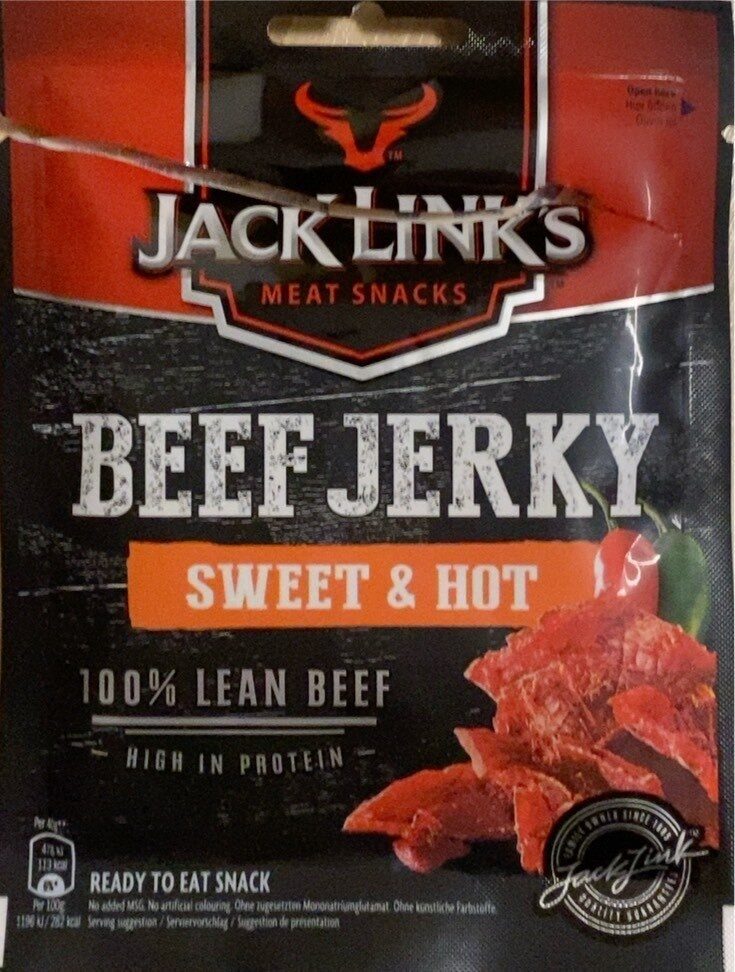 Beef Jerky Sweet&Hot - Tuote - en