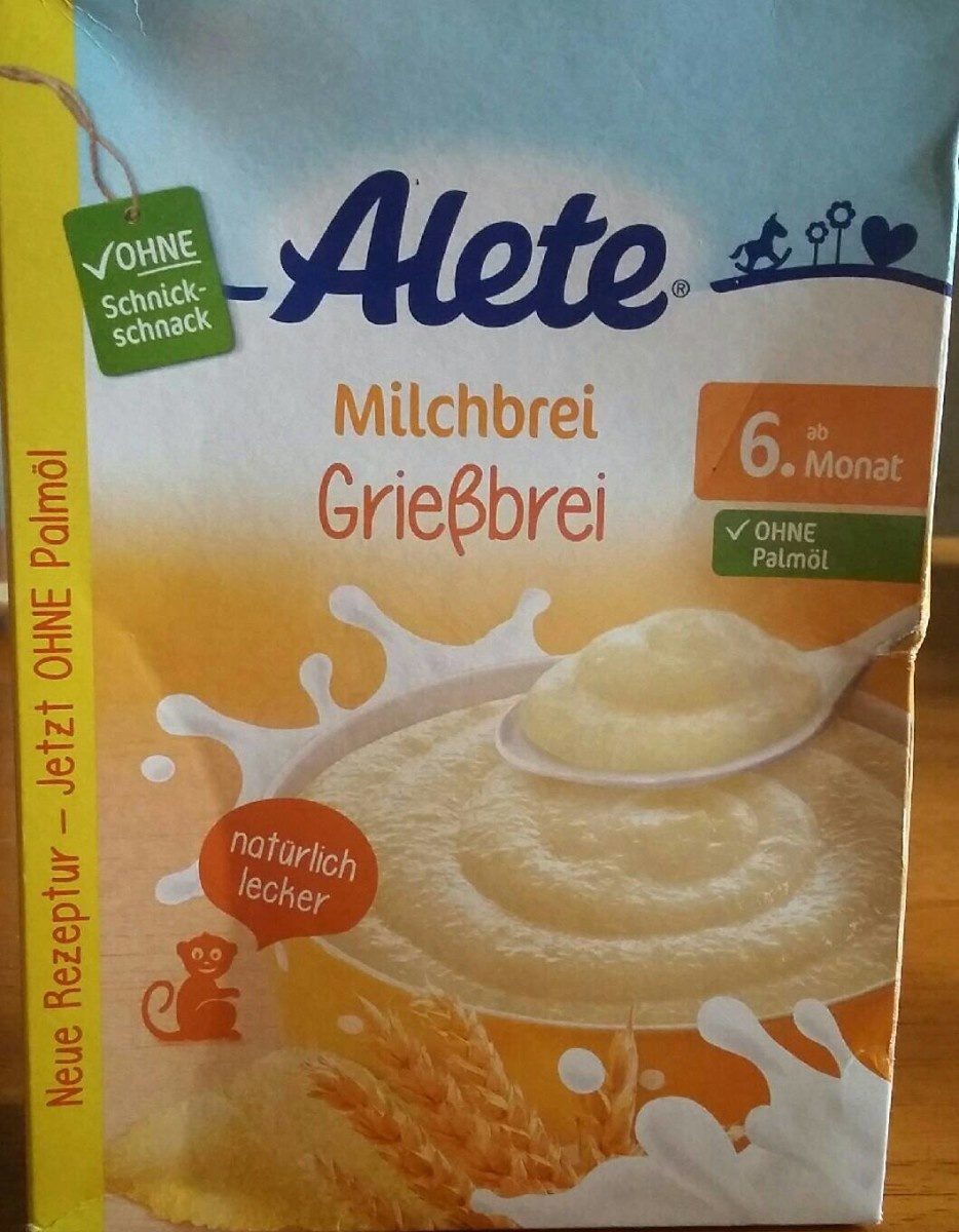 Milchbrei Griebbrei - Produit