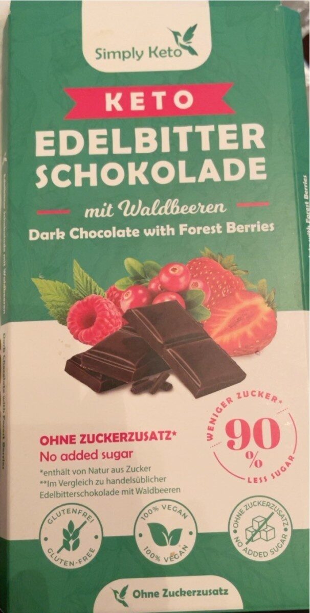 Edelbitter Schokolade - Produkt