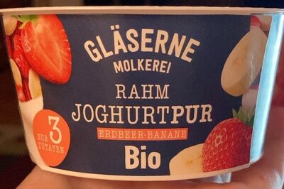 RAHM JOGHURTPUR - Erdbeer/Banane - Produkt
