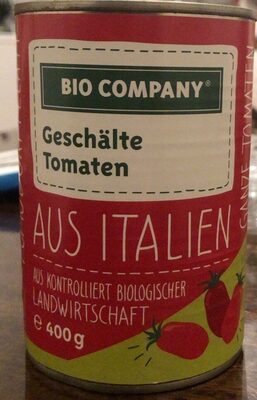Calories in Bio Company Geschälte Tomaten