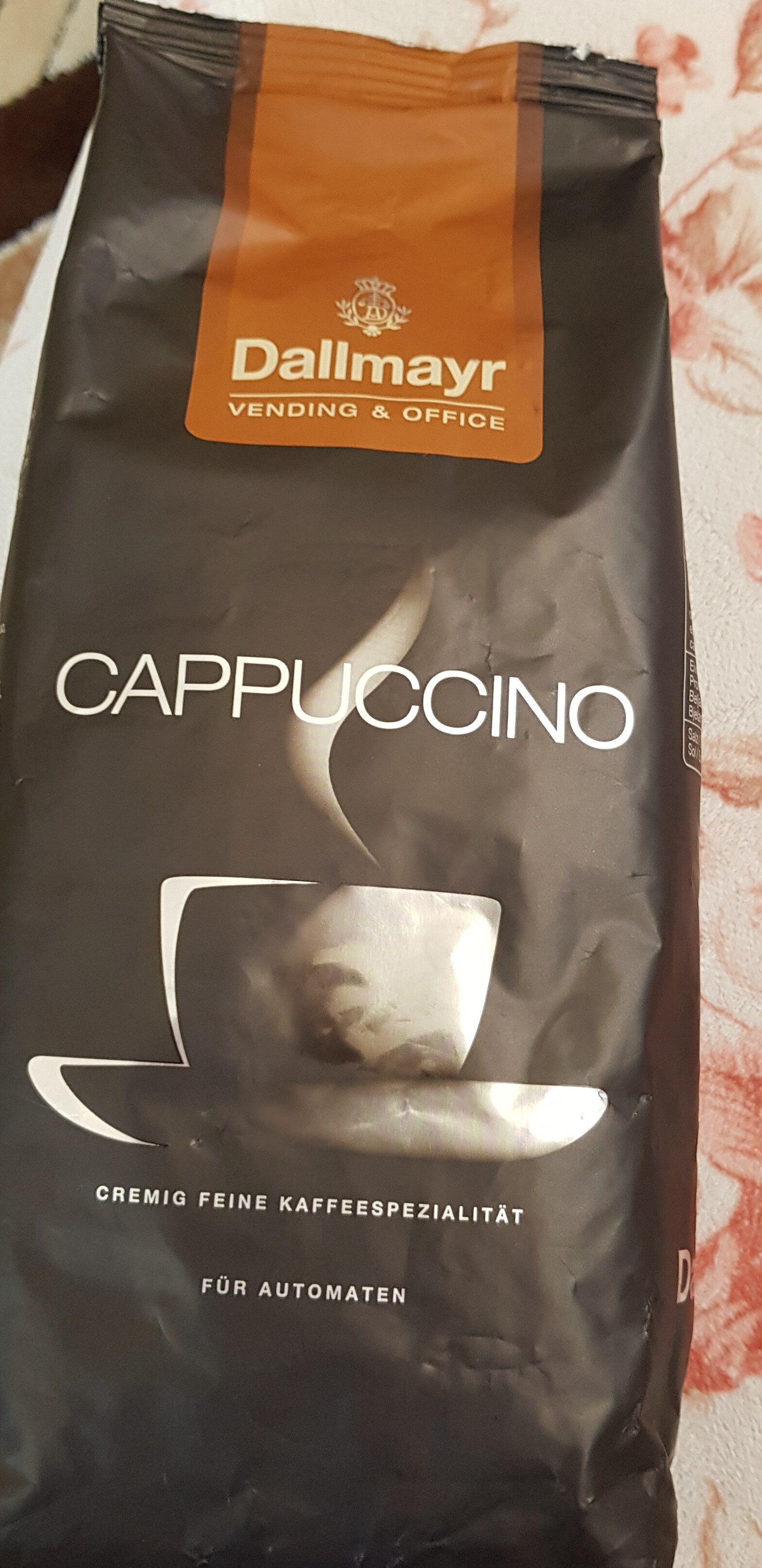 Cappuccino - Beslenme gerçekleri - de