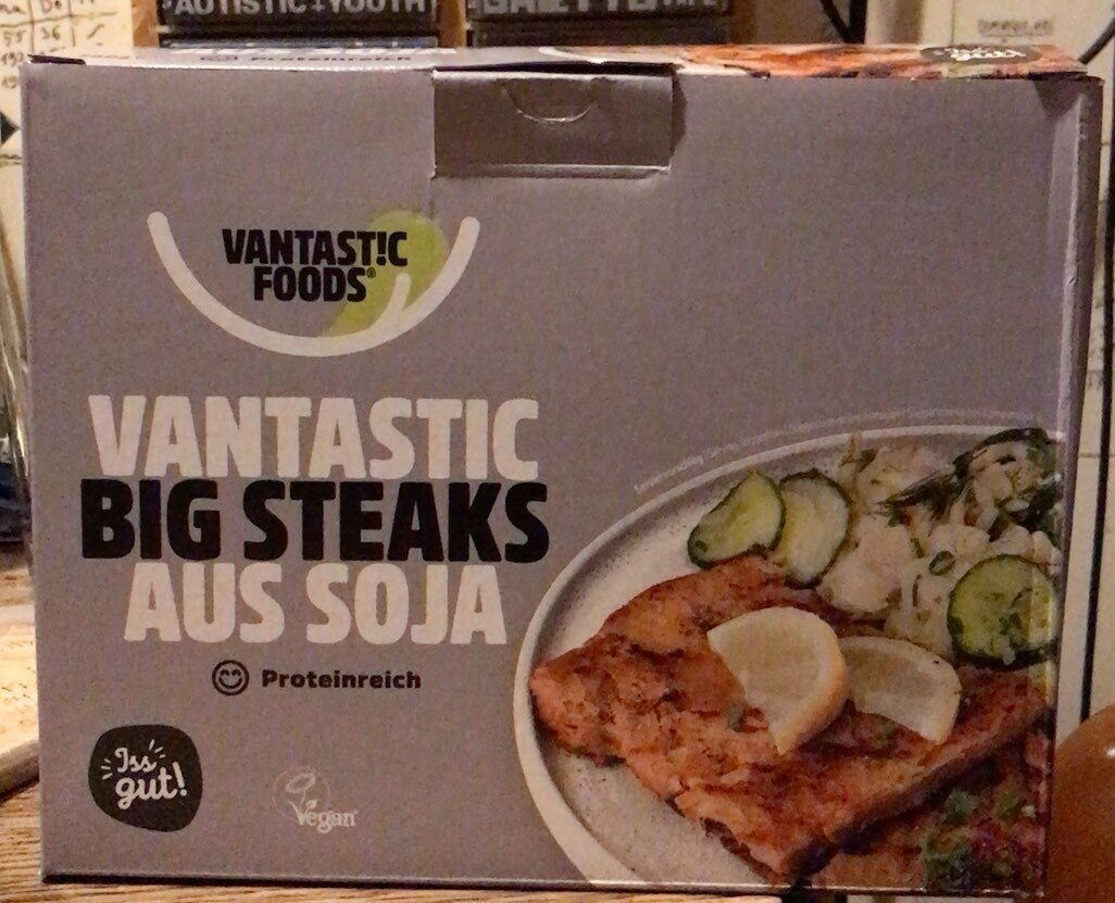 Vantastic Big Steaks Aus Soja - Product