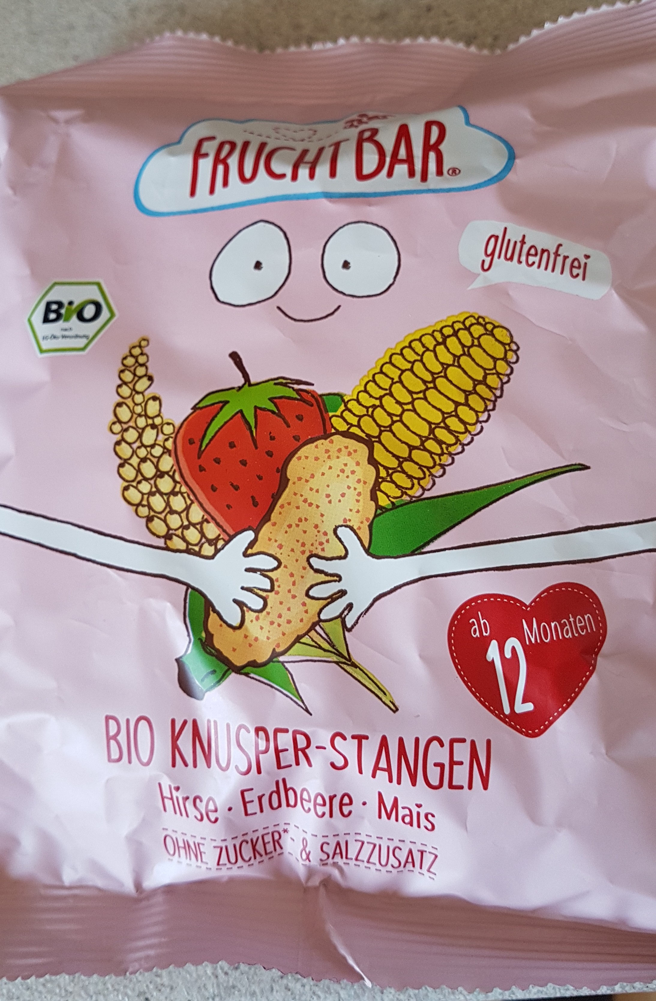 Bio Knusper-Stangen Erdbeere - Produkt