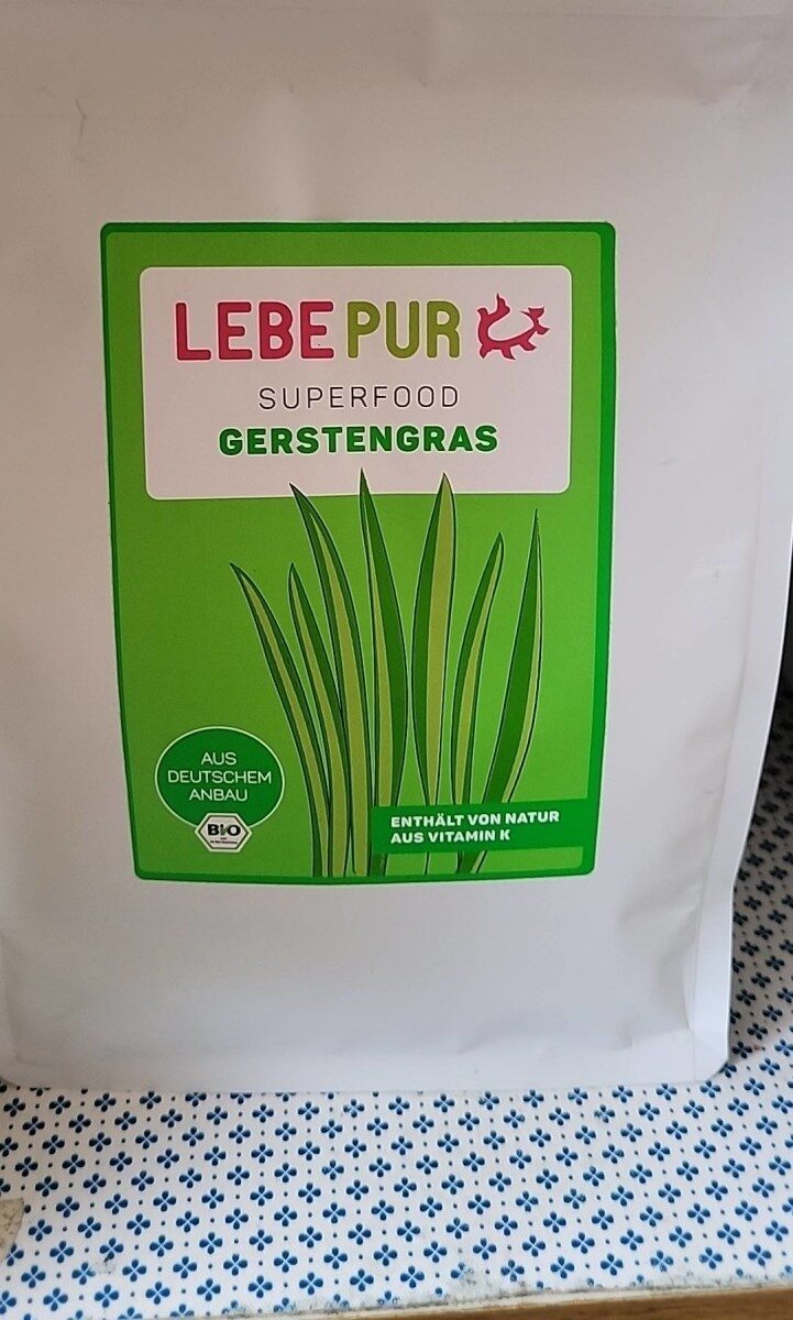 Gerstengras - Produkt