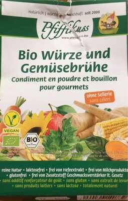 Condiment en poudre et bouillon gourmet bio - Prodotto - fr