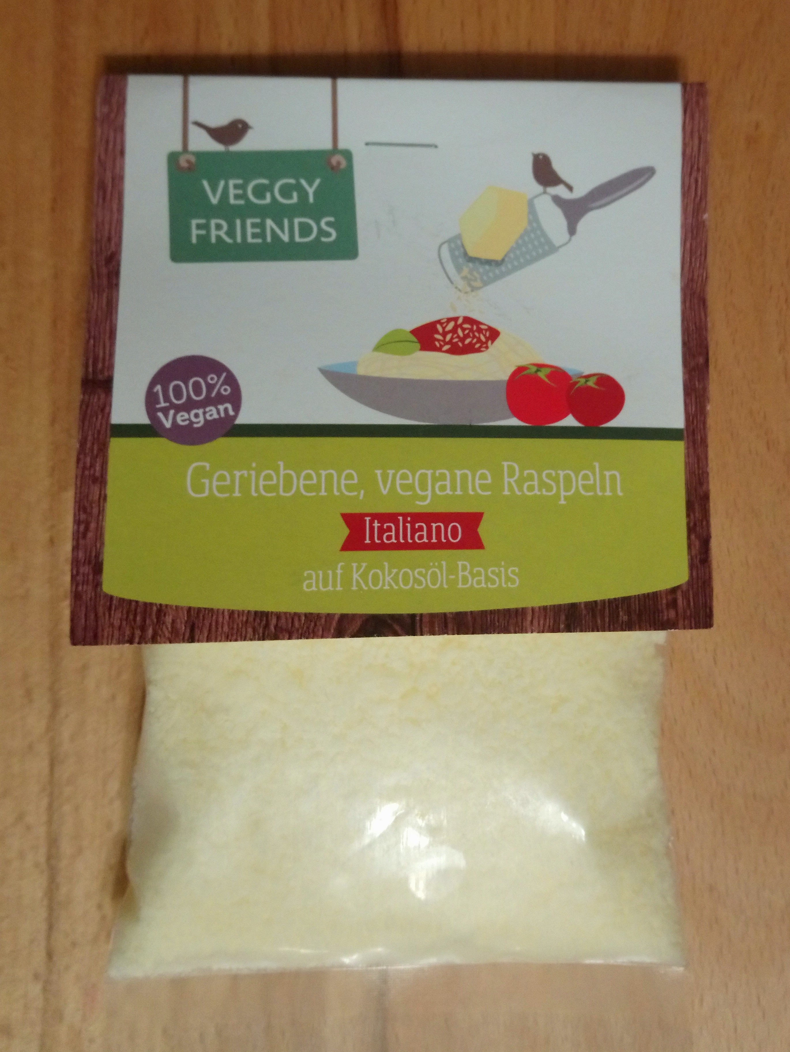Geriebene, vegane Raspeln Italiano auf Kokosöl-Basis - Product - de