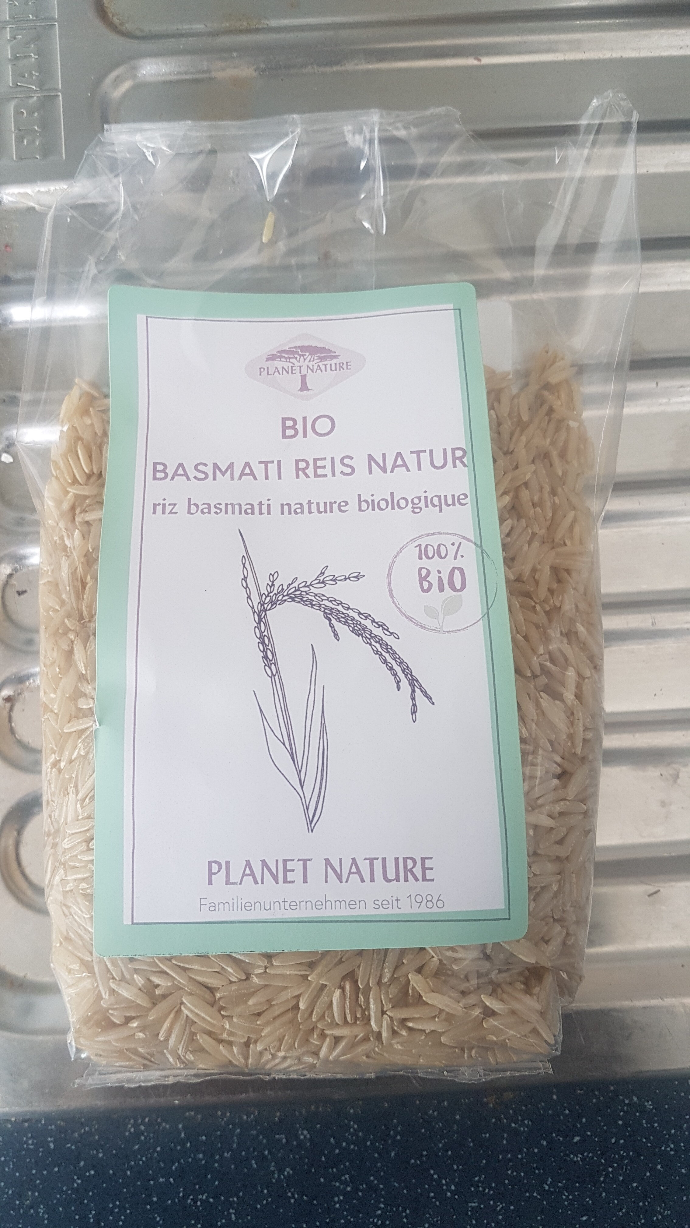 Bio Basmati Reis Natur - Produit - en