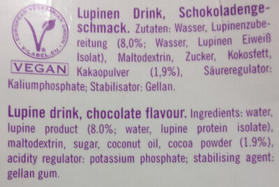 Luve Drink Schokolade - Zutaten