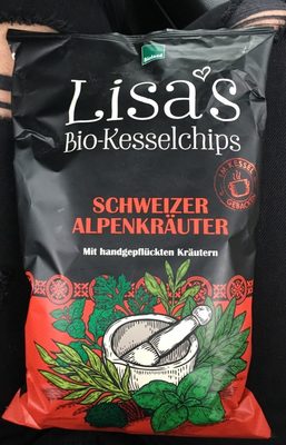 Lisa's Kesselchips Alpenkräuter - Produit