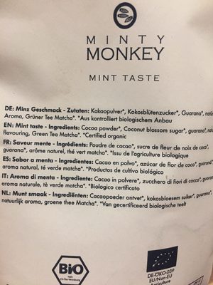 Minty monkey - Ingrédients